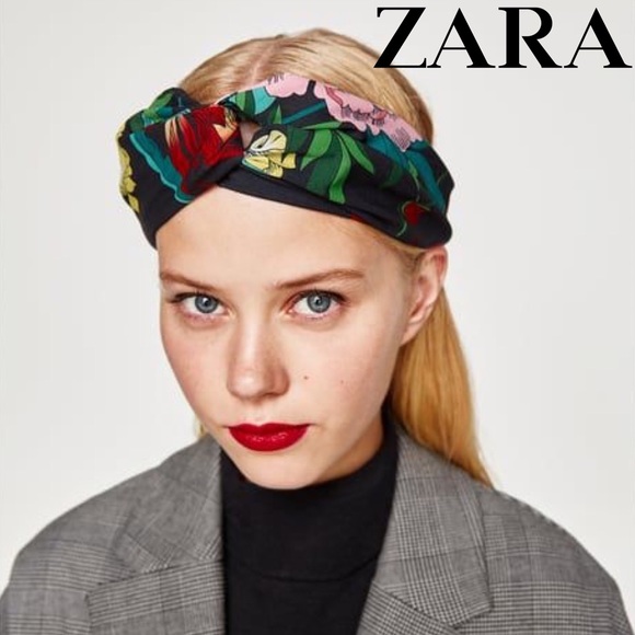 Zara Accessories - Zara Floral Turban Headband